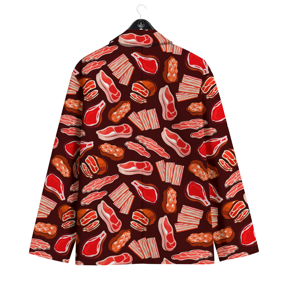 Beef Steaks Print Pattern Men's Sport Coat-grizzshop
