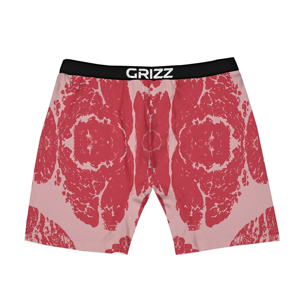 Beef Texture Print Pattern Boxer Briefs-grizzshop