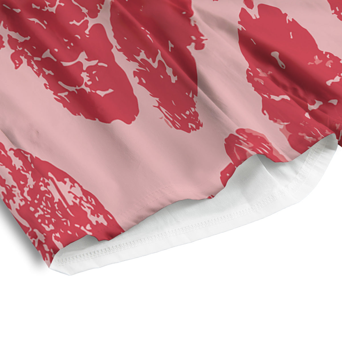Beef Texture Print Pattern Men's Athletic Shorts