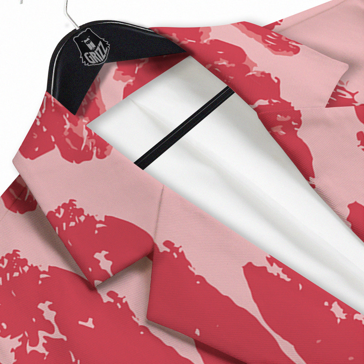 Beef Texture Print Pattern Men's Sport Coat-grizzshop