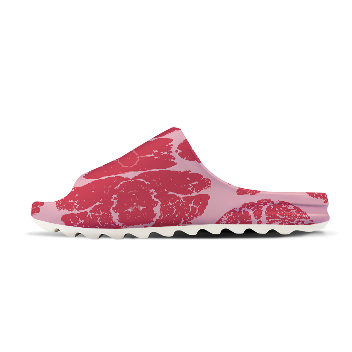 Beef Texture Print Pattern Sandals-grizzshop