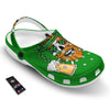 Beer And Clover St. Patrick's Day Print Clog-grizzshop