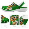 Beer And Clover St. Patrick's Day Print Clog-grizzshop