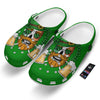 Beer And Clover St. Patrick's Day Print Clog-grizzshop