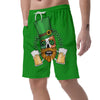 Beer And Clover St. Patrick's Day Print Men's Shorts-grizzshop