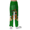 Beer And Clover St. Patrick's Day Print Pajama Pants-grizzshop