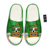 Beer And Clover St. Patrick's Day Print Sandals-grizzshop