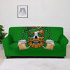 Beer And Clover St. Patrick's Day Print Sofa Cover-grizzshop