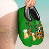 Beer And Clover St. Patrick's Day Print Water Shoes-grizzshop