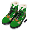 Beer And Clover St. Patrick's Day Print Winter Boots-grizzshop