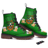 Beer And Clover St. Patrick's Day Print Work Boots-grizzshop