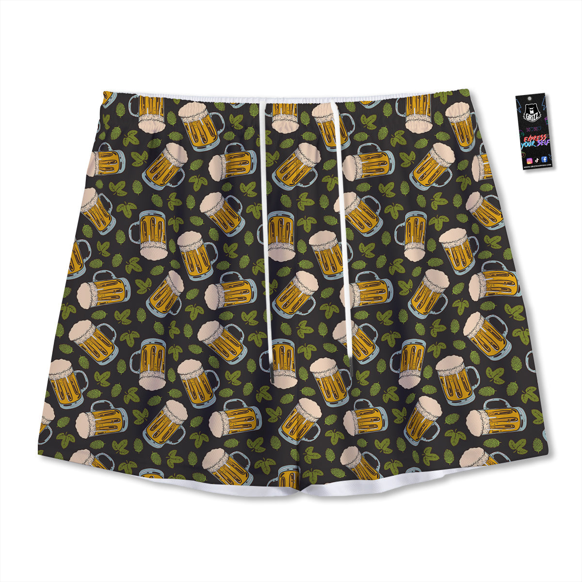 Camouflage Desert Print Mesh Shorts