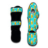 Beer Blue Pattern Print Muay Thai Shin Guards-grizzshop