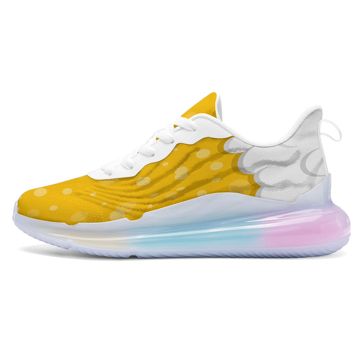 Beer Foam And Bubbles Cartoon Print Running Sneakers-grizzshop