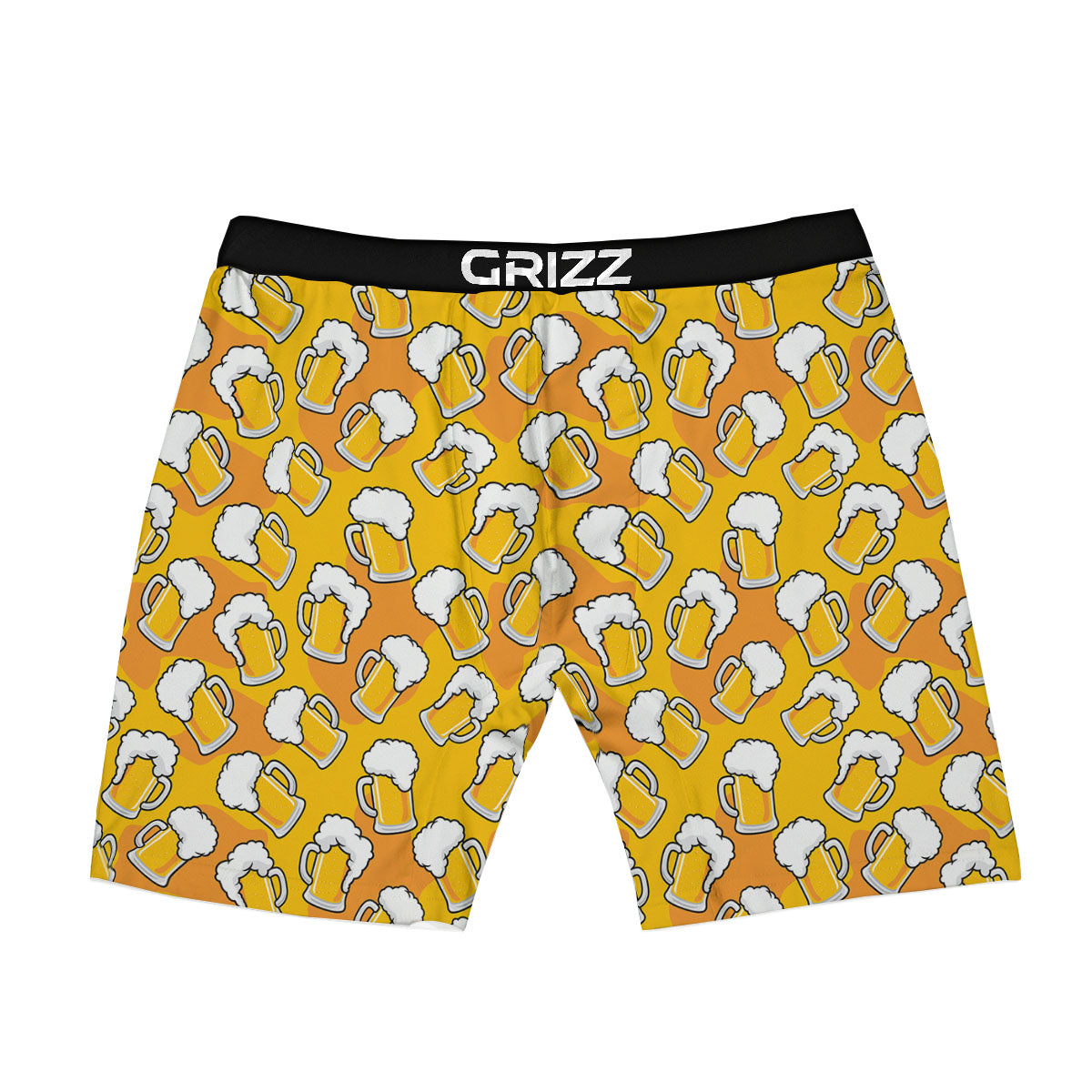 Beer Mug Pattern Print Boxer Briefs-grizzshop
