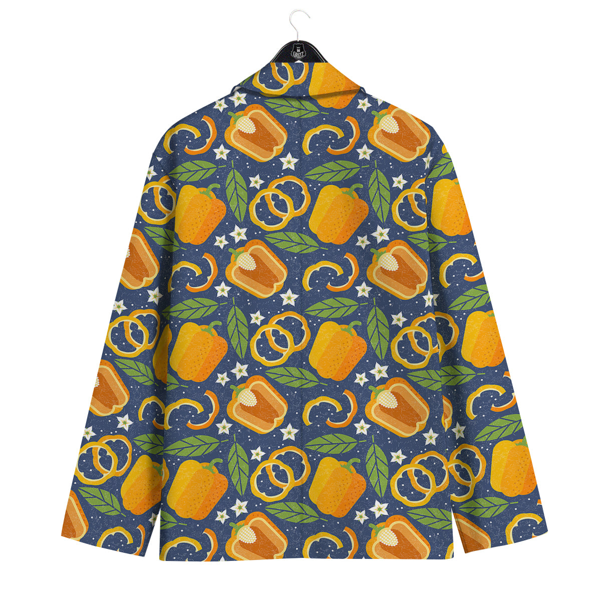 Bell Pepper Leaf Print Pattern Men's Sport Coat-grizzshop