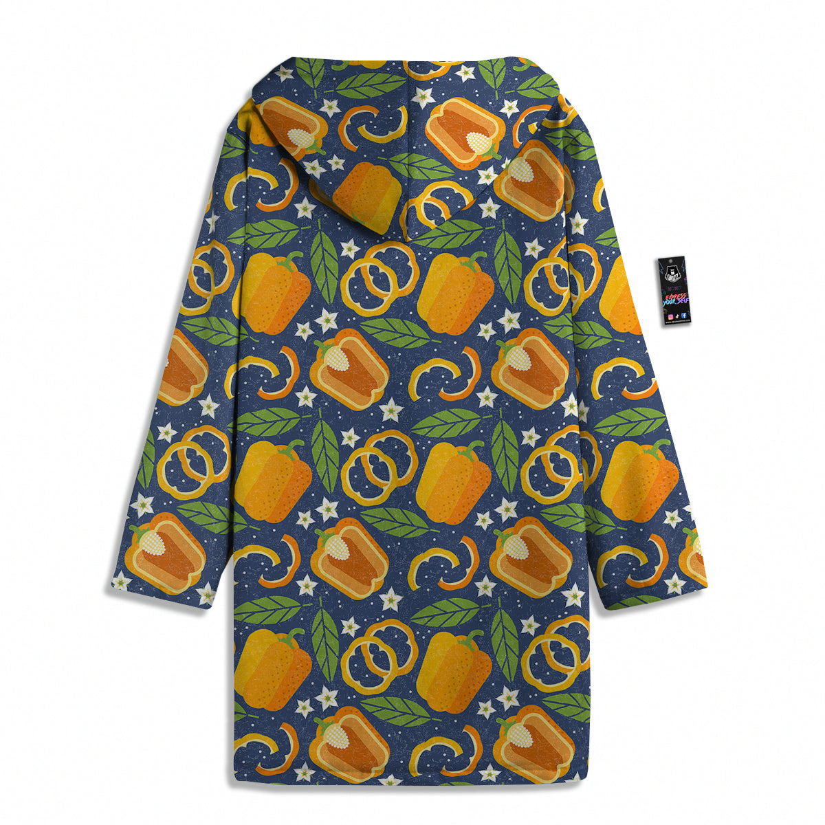 Bell Pepper Leaf Print Pattern Men's Windbreaker Jacket-grizzshop