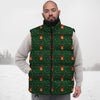 Bell Cute Christmas Print Pattern Down Vest