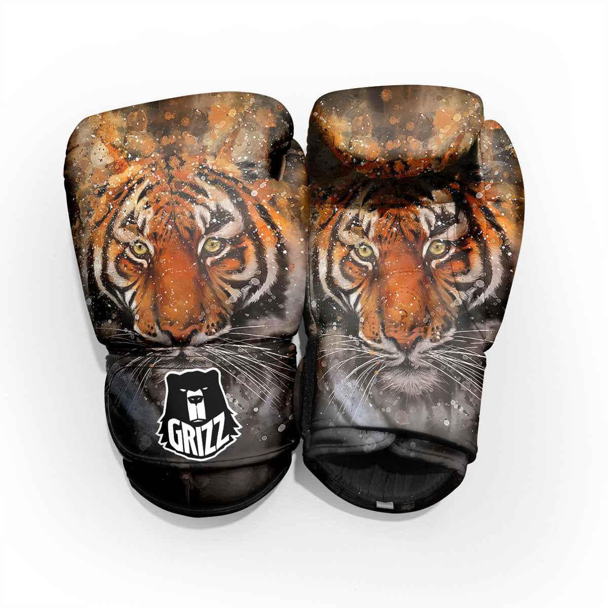 Bengal Tiger Watercolor Print Pro Boxing Glove