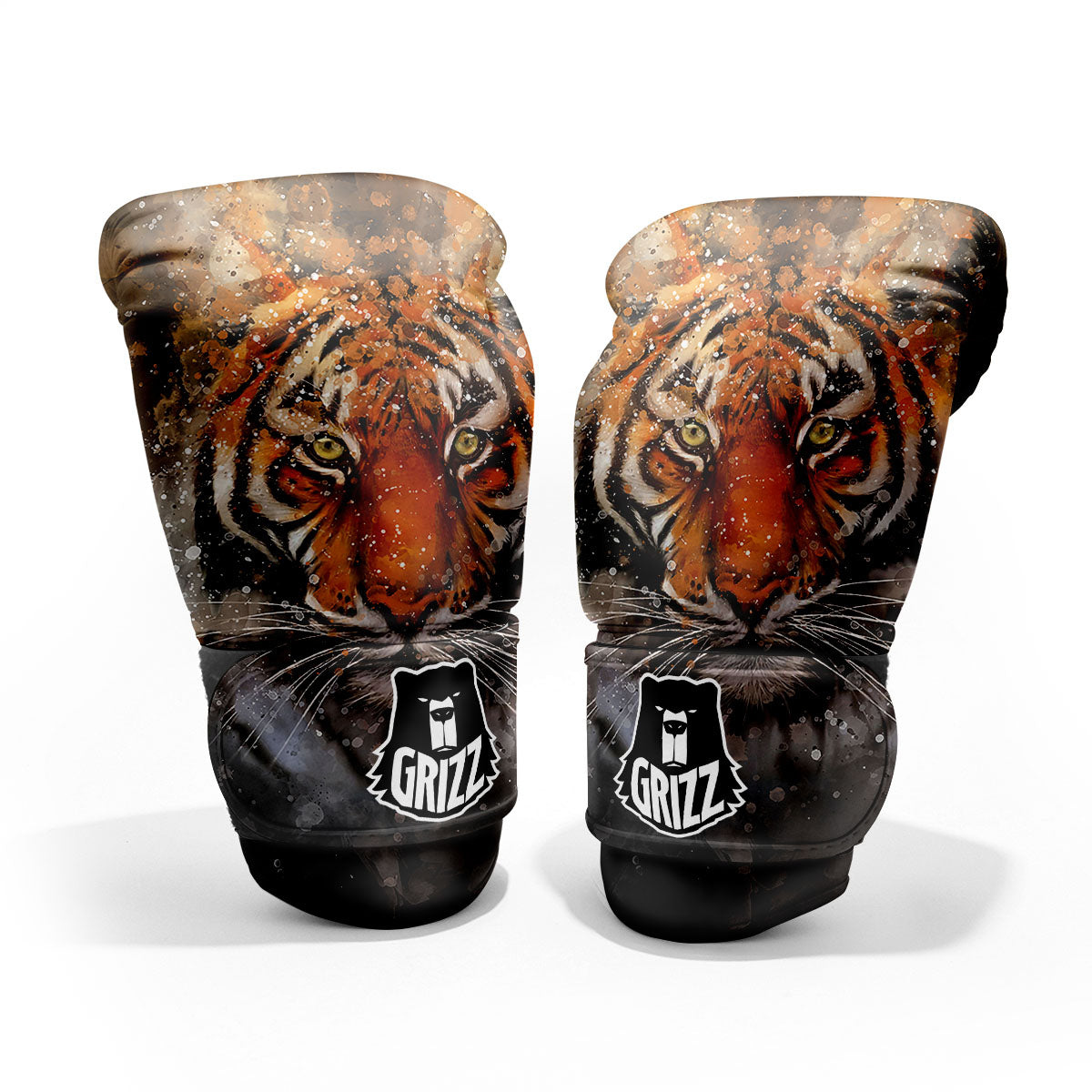 Bengal Tiger Watercolor Print Pro Boxing Glove