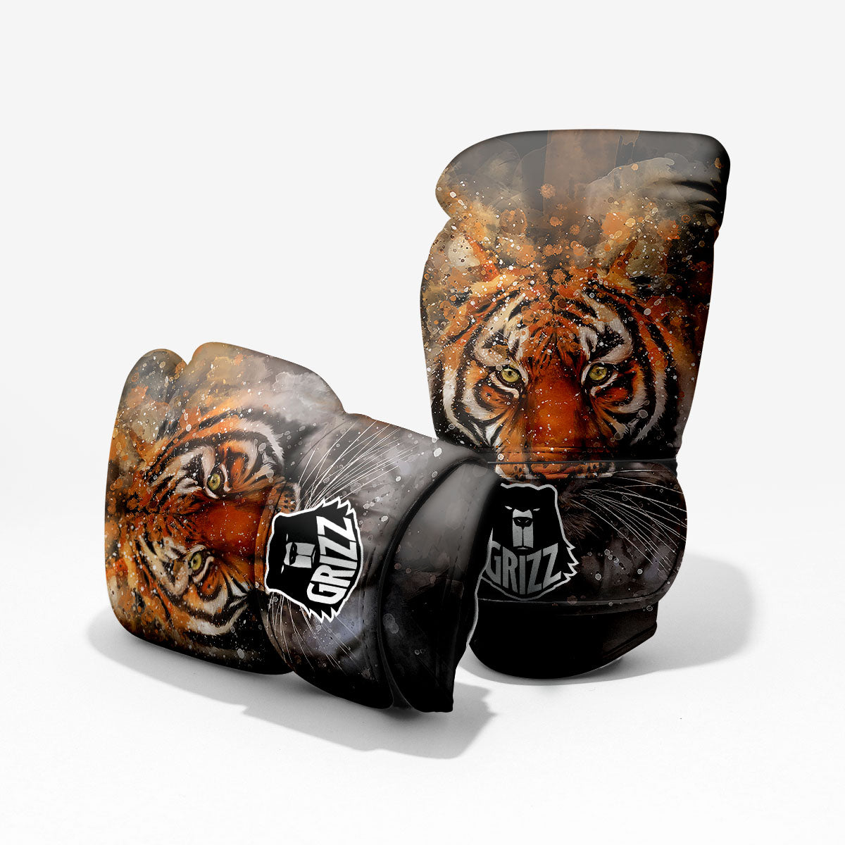 Bengal Tiger Watercolor Print Pro Boxing Glove