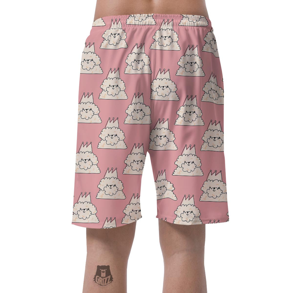 Bichon Frise Dog Print Pattern Men's Shorts-grizzshop