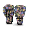 Bicycle Floral Pattern Print Boxing Gloves-grizzshop