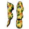 Big Cutting Pineapple Print Muay Thai Shin Guards-grizzshop