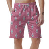 Bigfoot Pattern Print Men's Shorts-grizzshop