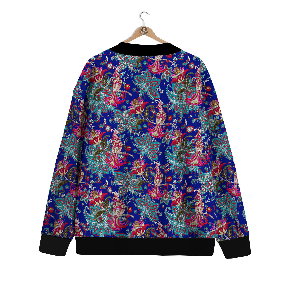 Bird Of Paradise Ethnic Print Pattern Cardigan-grizzshop