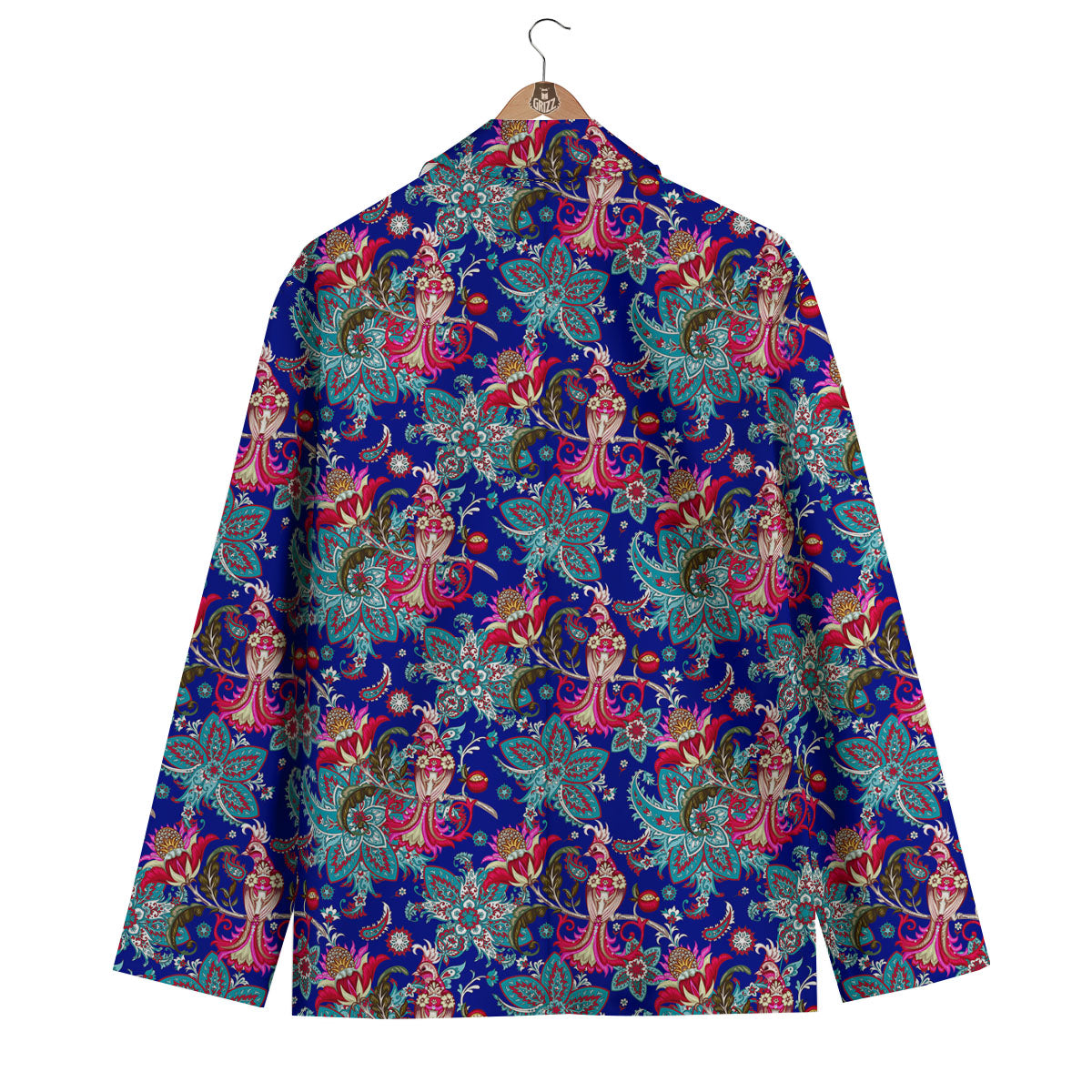 Bird Of Paradise Ethnic Print Pattern Men's Blazer-grizzshop