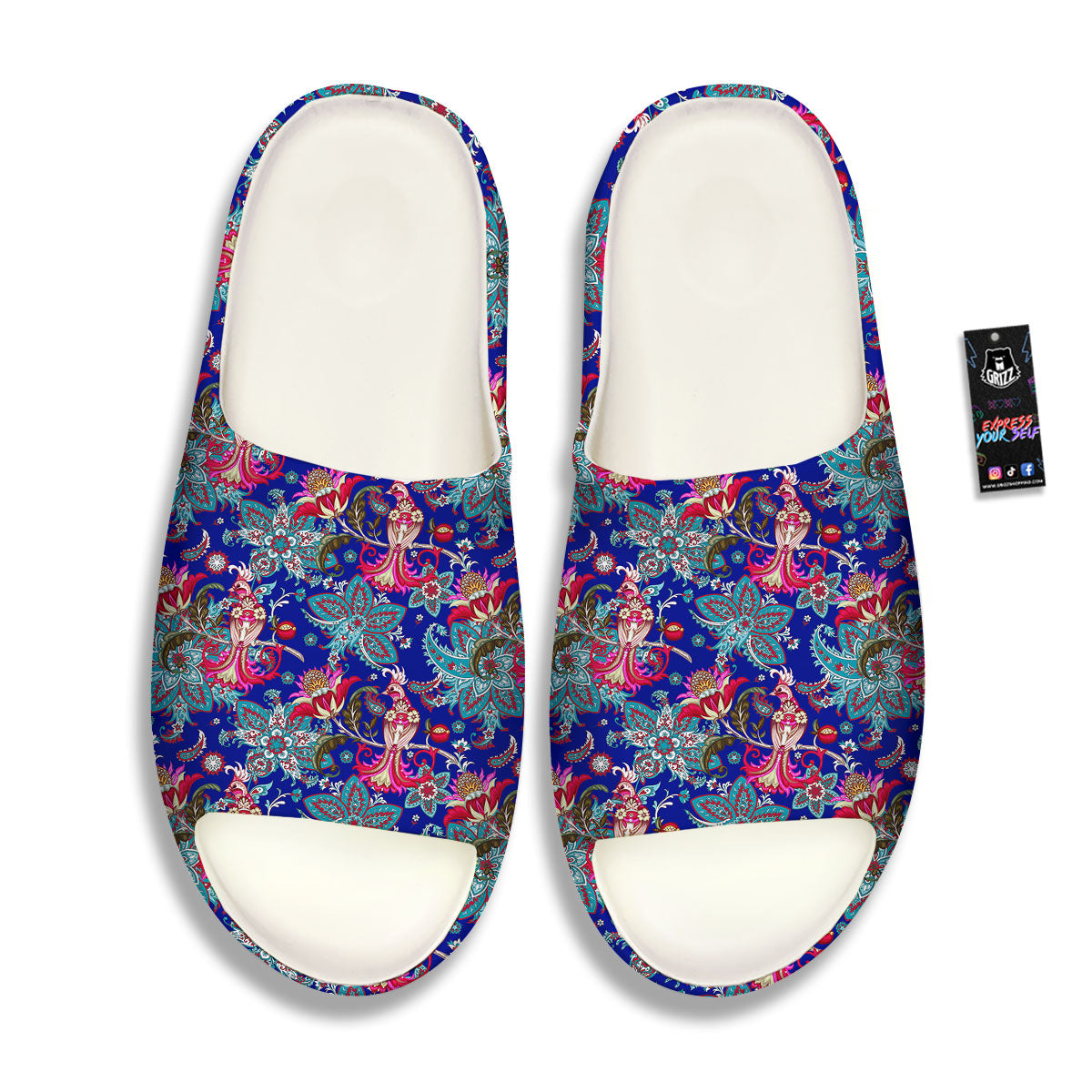 Bird Of Paradise Ethnic Print Pattern Sandals-grizzshop