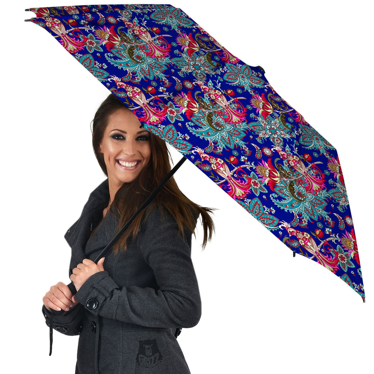Bird Of Paradise Ethnic Print Pattern Umbrella-grizzshop