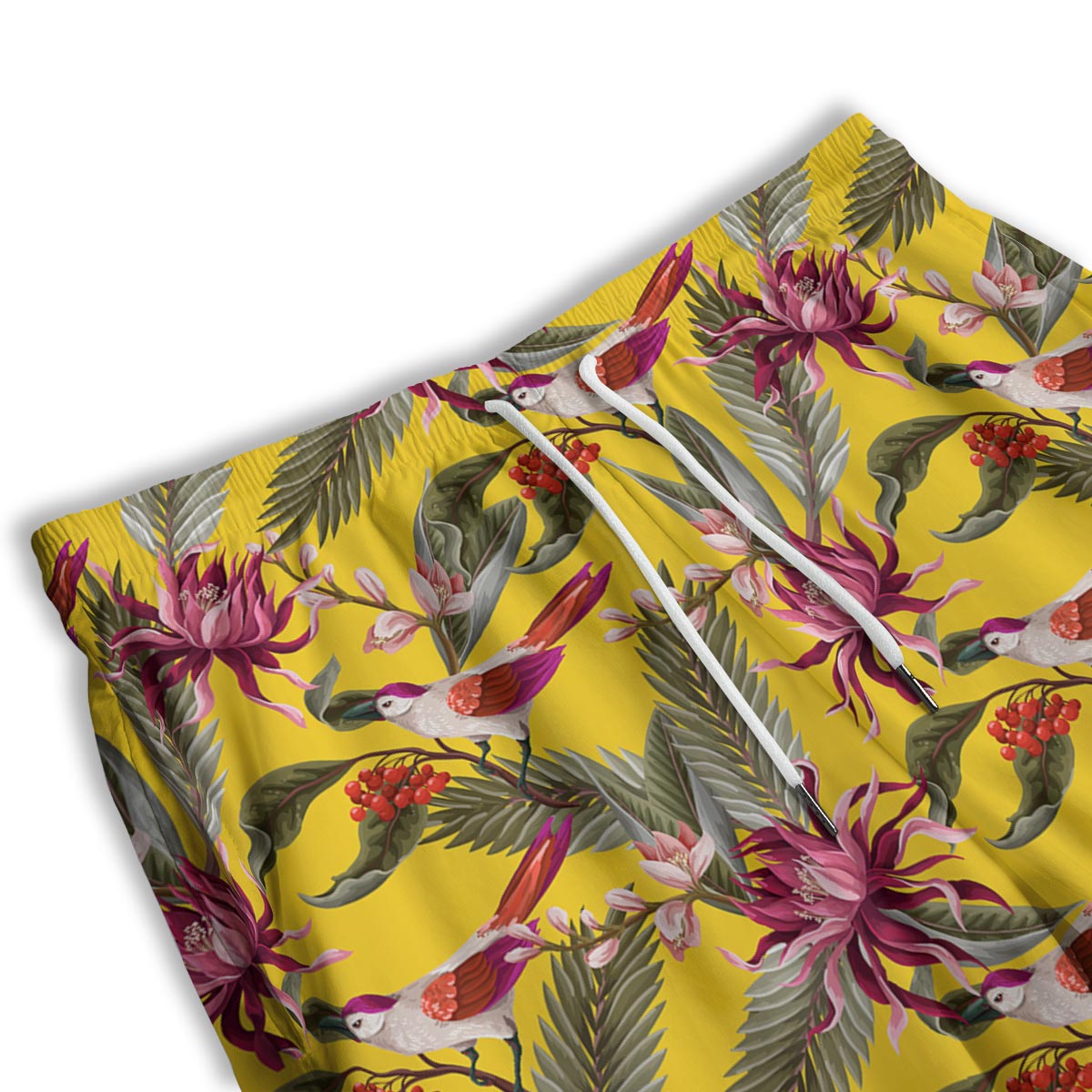 Bird Tropical Of Paradise Print Pattern Men's Athletic Shorts-grizzshop