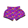 Birthday Pattern Print Muay Thai Boxing Shorts-grizzshop