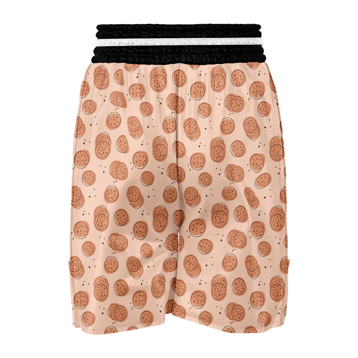 Biscuit Cookie Print Pattern Boxing Shorts-grizzshop