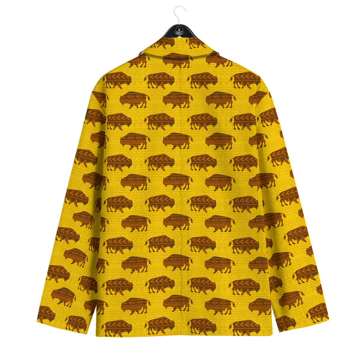 Bison Aztec Print Pattern Men's Sport Coat-grizzshop
