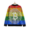 Bitocin LGBT Flag Print Cardigan-grizzshop