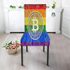 Bitocin LGBT Flag Print Dining Chair Slipcover-grizzshop