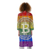 Bitocin LGBT Flag Print Kimono-grizzshop