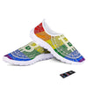 Bitocin LGBT Flag Print Nurse Shoes-grizzshop