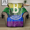 Bitocin LGBT Flag Print Recliner Protector-grizzshop