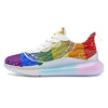 Bitocin LGBT Flag Print Running Sneakers-grizzshop