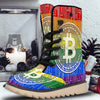 Bitocin LGBT Flag Print Snow Boots-grizzshop