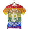 Bitocin LGBT Flag Print T-Shirt-grizzshop