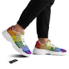 Bitocin LGBT Flag Print White Chunky Shoes-grizzshop