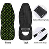 Black And Broccoli Print Pattern Car Seat Covers-grizzshop