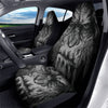 Black And Grey Face Chimpanzee Print Car Seat Covers-grizzshop