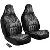 Black And Grey Face Chimpanzee Print Car Seat Covers-grizzshop