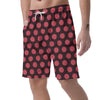 Black And Red Polka Dot Men's Shorts-grizzshop